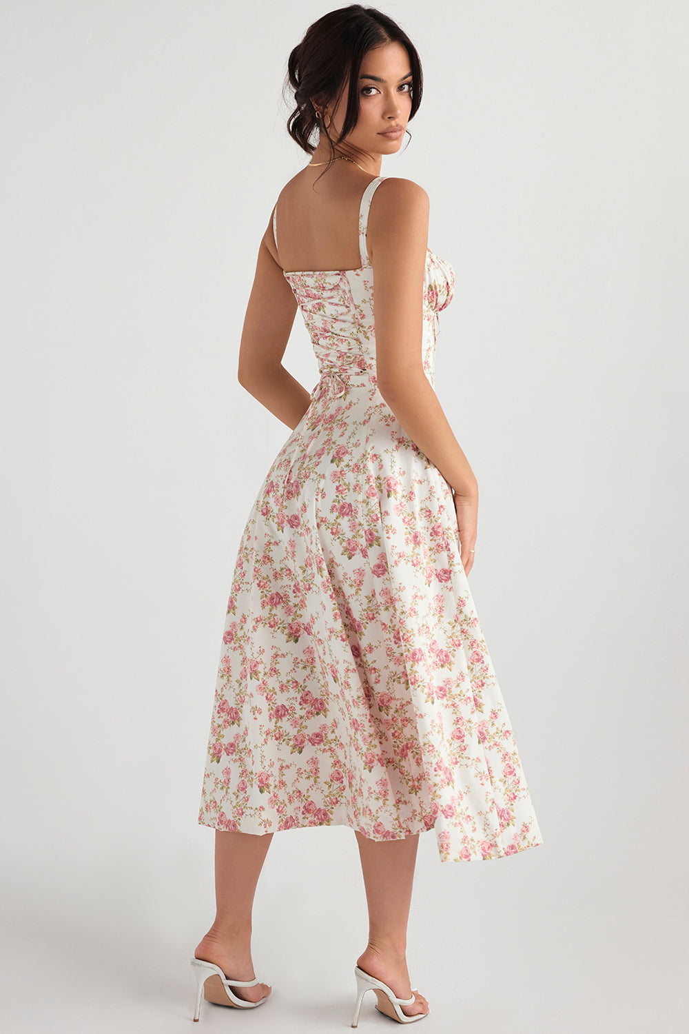 Vestido Linda | Vestido Midi Modelador com Corset