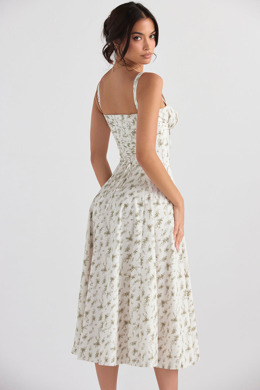 Vestido Linda | Vestido Midi Modelador com Corset