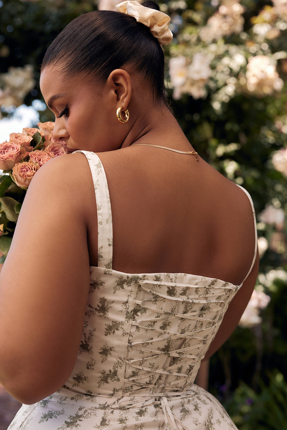 Vestido Linda | Vestido Midi Modelador com Corset